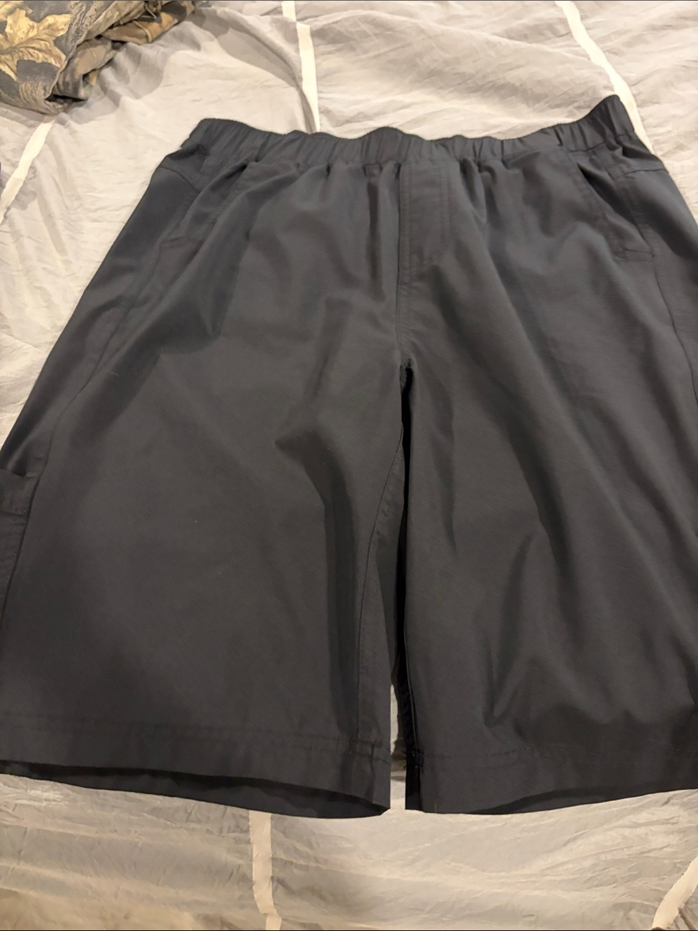 Magellan Outdoors Navy Elastic-Waist Athletic Shorts